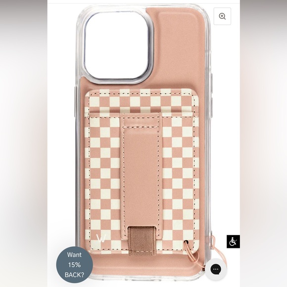 Walli Blush Check IPhone 14 Pro Max Case - Picture 4 of 5
